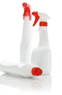 White Background Cutout Prints: Three white kitchen sprays