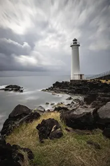 Images Dated 3rd February 2024: White Lighthouse Print: Le Phare du Vieux-Fort, Guadeloupe