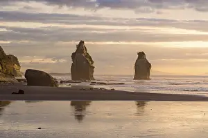 Dramatic Evening Sky Prints: Whitecliffs rock formation, sunset