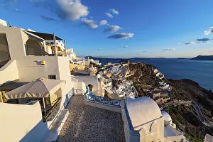 Whitewashed Architecture Prints: Whitewashed architecture at sunset