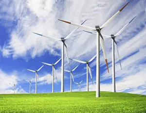 Deserted Windmill Structure Prints: Windmill