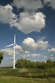 Windmill Landscape Photography Prints: Windmill in landscape