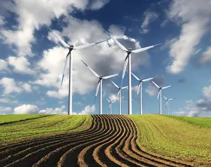 Ecofriendly Renewable Energy Source Prints: Windmills