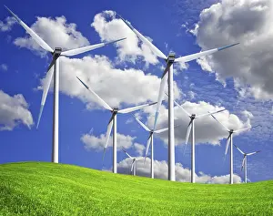 Wind Power Generation Prints: Windmills