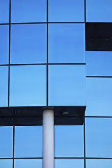 Contemporary Building Design Prints: Window front of a modern building