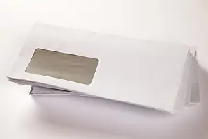 Studio Photography Equipment Prints: Windowed envelopes, white, front