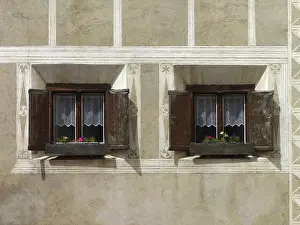 Deserted House Window Prints: Windows in Guarda