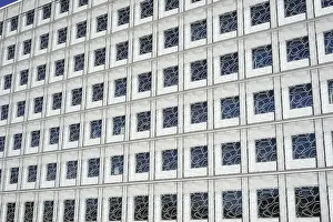 Contemporary Architecture Images Prints: Many windows of a modern building