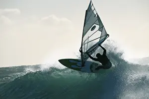 Prints of Windsurfing kiting at Lista Sport Prints: Lista Windsurfing Kiting Print