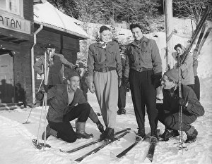 Cross Country Skiing Event Prints: Winter in the 1940s