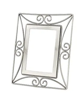 White Background Picture Frame Prints: Wire Picture frame