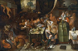 Digital Restoration Of Artwork Prints: Witches Sabbath or Devil's Dance