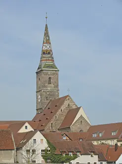 Bavaria Historic Church Building Prints: Wolframs-eschenbach, Wolfram, von