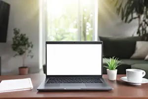Remote Work Concept Prints: Work from home, workspace, desktop
