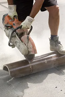 Masonry Work Prints: Working handcrafter