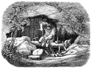 19th Century Clog Maker Print