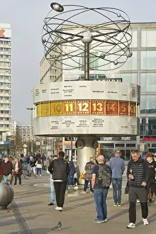 World Time Clock Germany Prints: World Time Clock in Berlin-Mitte