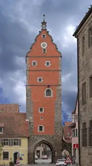 Southern Germany Old Town Prints: Wornitztor, completed around 1235