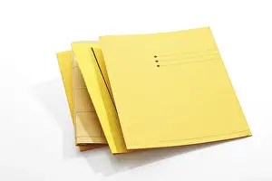 Studio Cutout Images Prints: Yellow folders