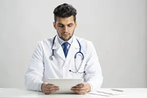 Framed Print : Young Arab Internist Print Framed Print : Young Arab Internist Print