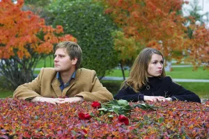 Couple Conflict Resolution Prints: Young couple having some problems on the date