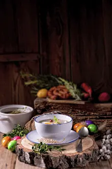 Polish Vegetarian Meal Prints: Zurek