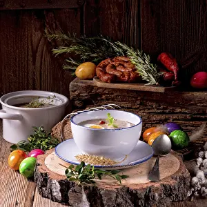 Stone Background Food Photography Prints: Zurek