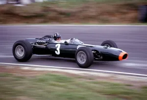 Graham Hill Prints: Graham Hill BRM P261 Print at Brands Hatch 1966
