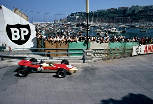 Graham Hill Prints: Monaco Grand Prix Print 26/5/1968