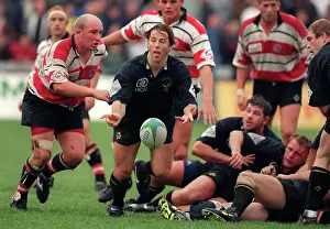 Premiership Prints: Wasps v Gloucester Premiership Rugby Union Print 6/10/1996
