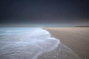 UNESCO World Heritage Coastline Prints: Breakers on the North Sea beach