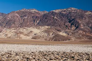 Colorful American Landscapes Prints: The Devil's Golf Course in Badwater Basin
