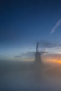 Dutch Countryside Landscape Photography Prints: Dutch windmill