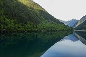 Asian Mountain Landscapes Prints: Jiuzhaigou