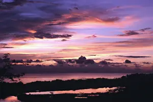 Red Sky At Sunset Prints: Sunset