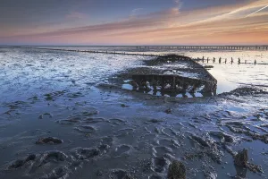 Europe Coastal Scenery Prints: Wierumerwad, Waddenzee