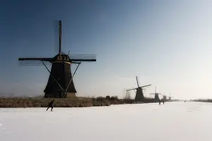 Framed Print : Winter in Holland Print Framed Print : Winter in Holland Print