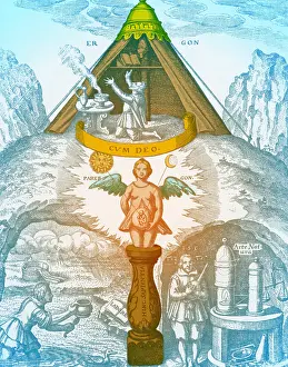 Medieval Alchemy Art Prints: Alchemy