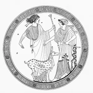 Roman Goddess Diana Prints: Apollo and Artemis