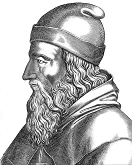 Ancient Greek Philosophers Prints: Aristotle, Ancient Greek Philosopher and Polymath