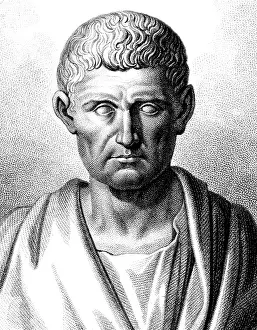 Historical Illustration Engraving Prints: Aristotle, Ancient Greek Polymath