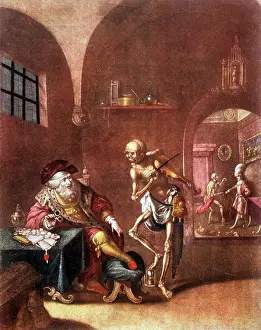Memento Mori Symbolism Prints: Dance Macabre, 1906