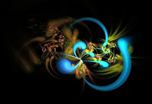 Framed Print : Fractal Flame Print Framed Print : Fractal Flame Print