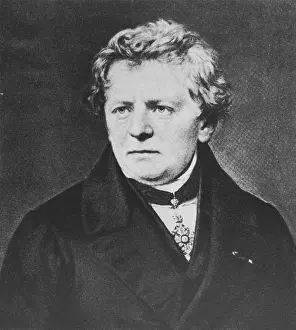 German Physicist Prints: Georg Ohm, German Physicist