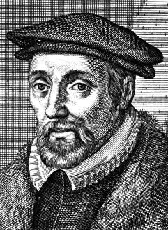 Historical Figure Illustration Prints: Hadrianus Junius, Dutch Physican and Classical Scholar