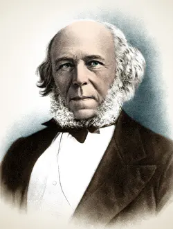 Historical Figure Photos Prints: Herbert Spencer, English Polymath