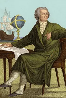 Famous Mathematicians Prints: Leonhard Euler, Swiss Mathematician