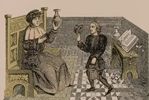 Medieval Uroscopy: A Diagnostic Print