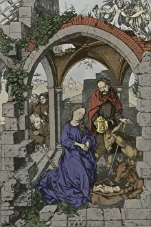 Christian Nativity Scene Prints: Nativity