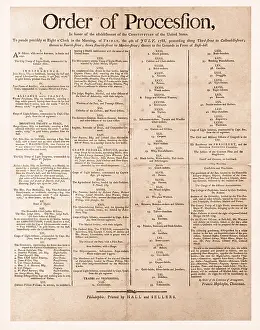 American History Document Prints: Parade for the US Constitution